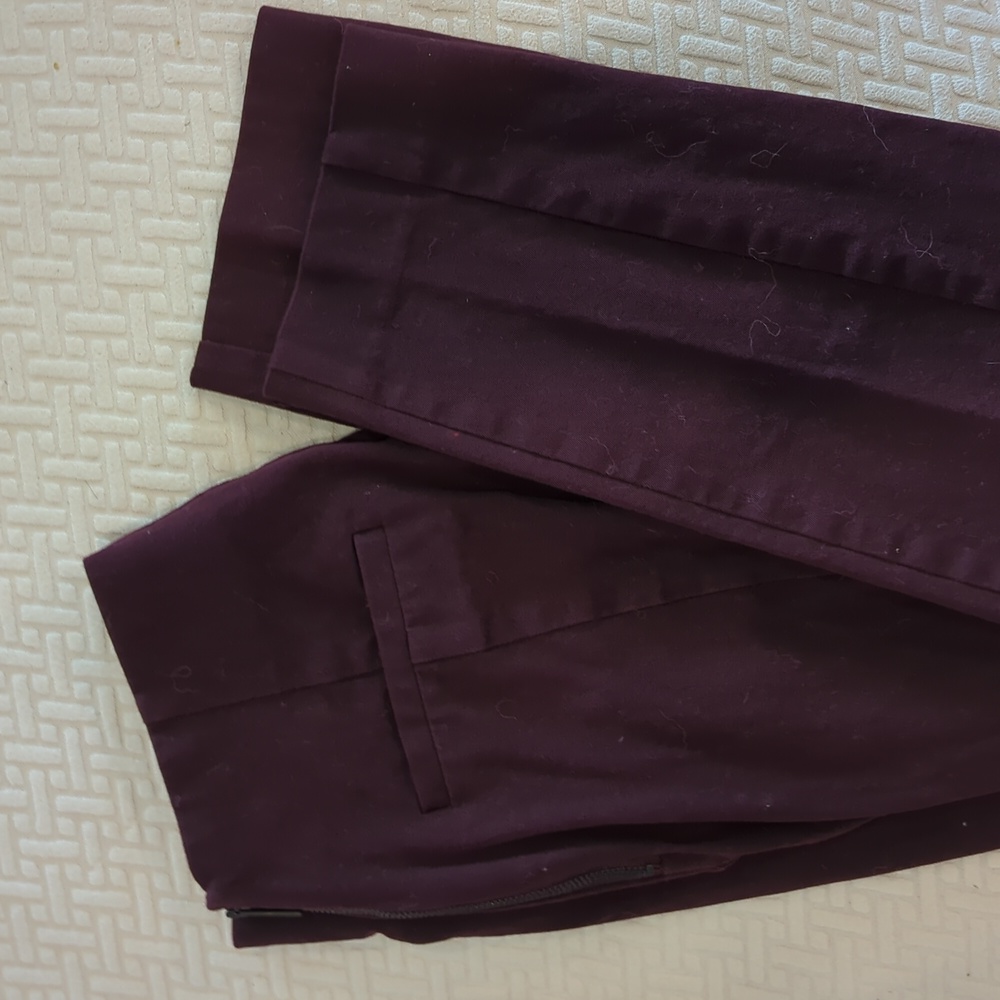 Burgundy work pants
